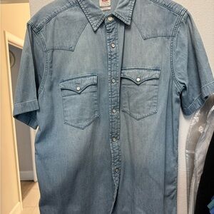 Levi's Light Blue Casual Button Down Shirt